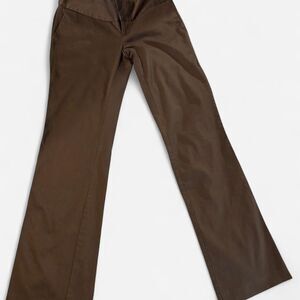 Brown Wet Seal flare pants #y2kfashion size 3
